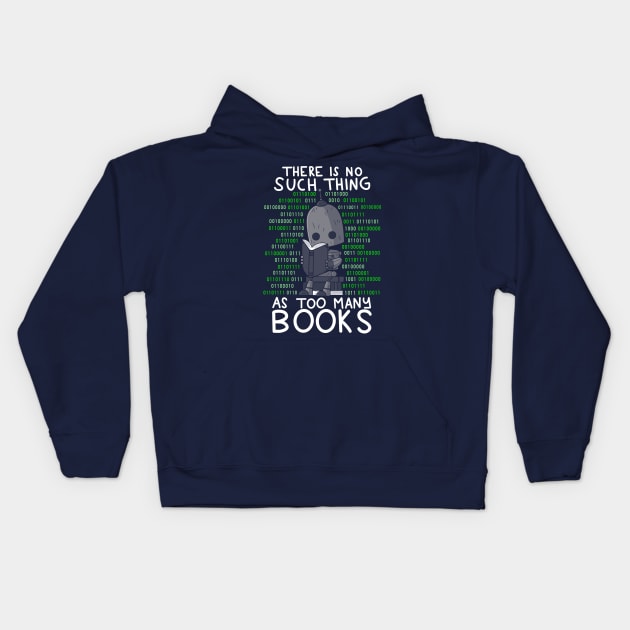 Robot Reader Kids Hoodie by TaylorRoss1